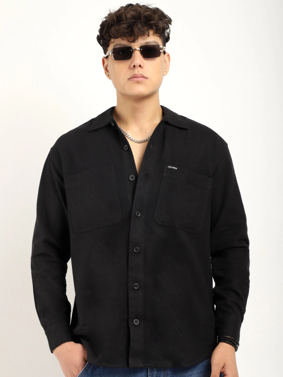 Winter Black Shirt for Men