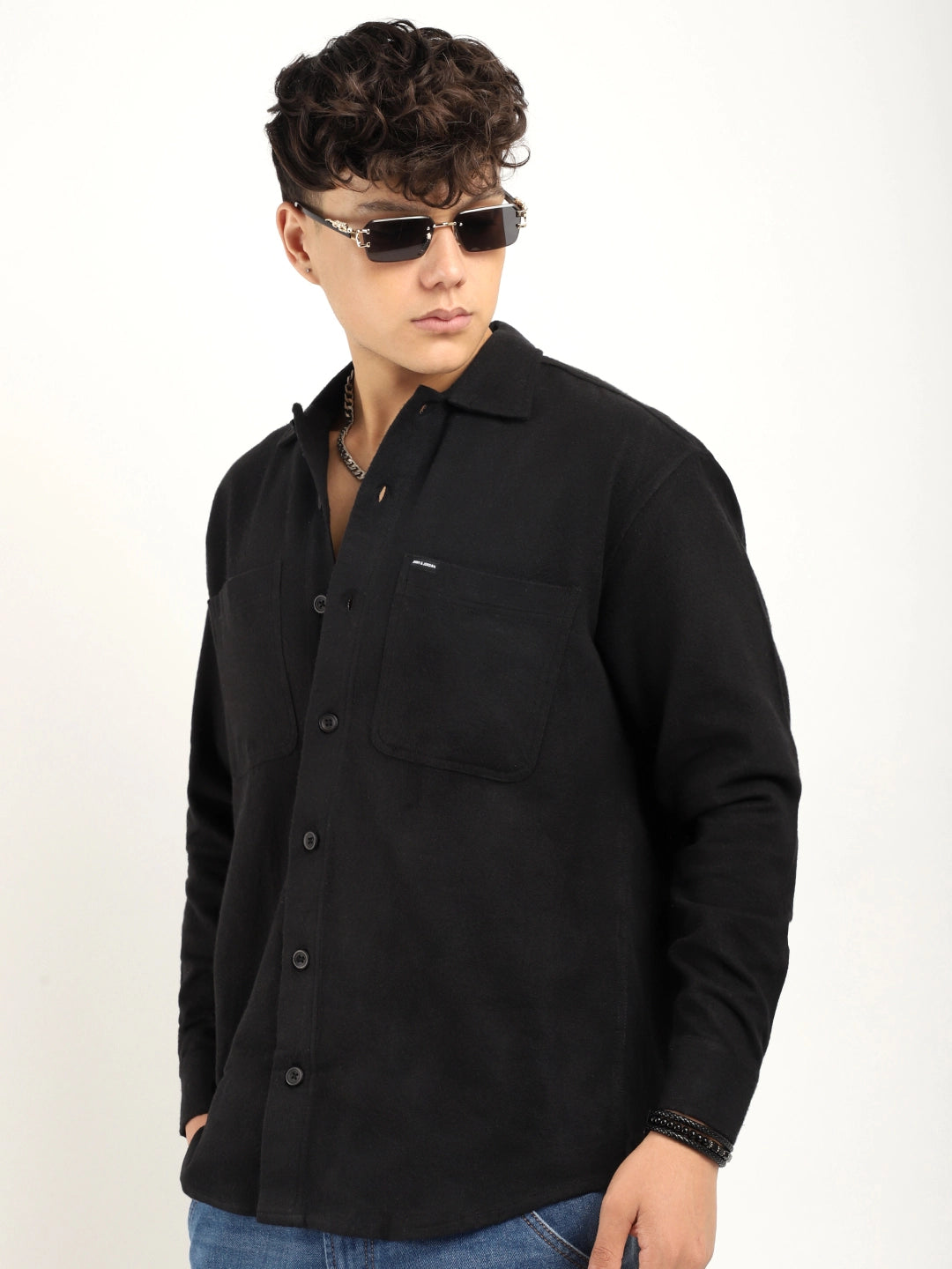 Winter Black Shirt for Men