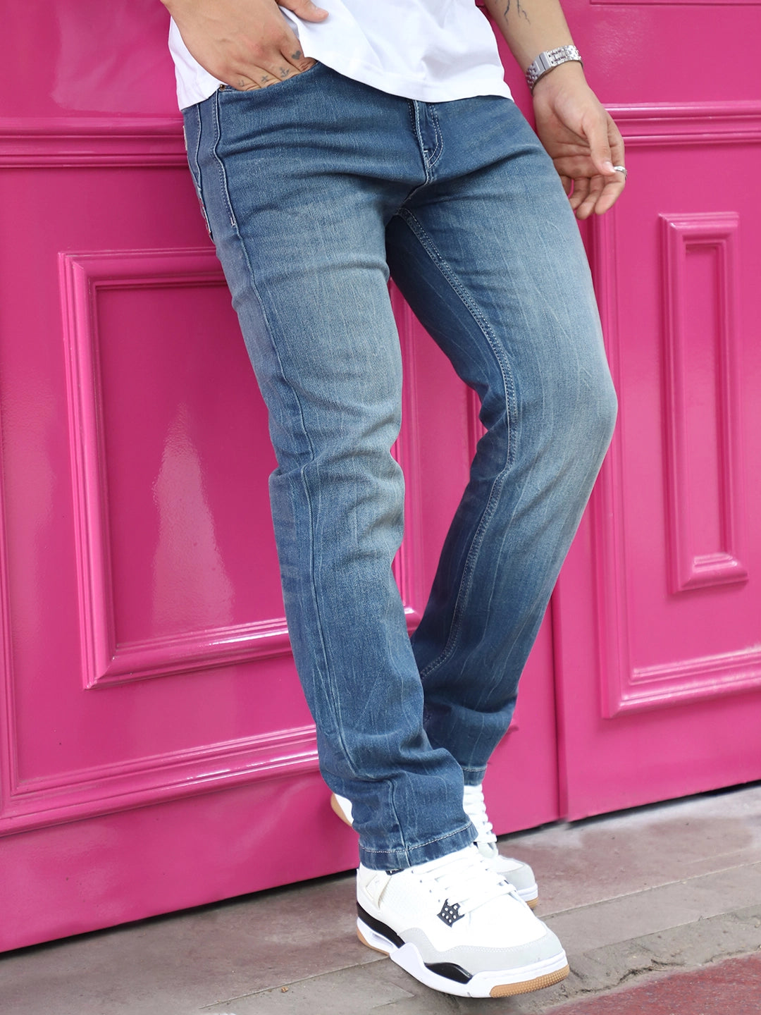 Sylvarn Blue Denim Jeans