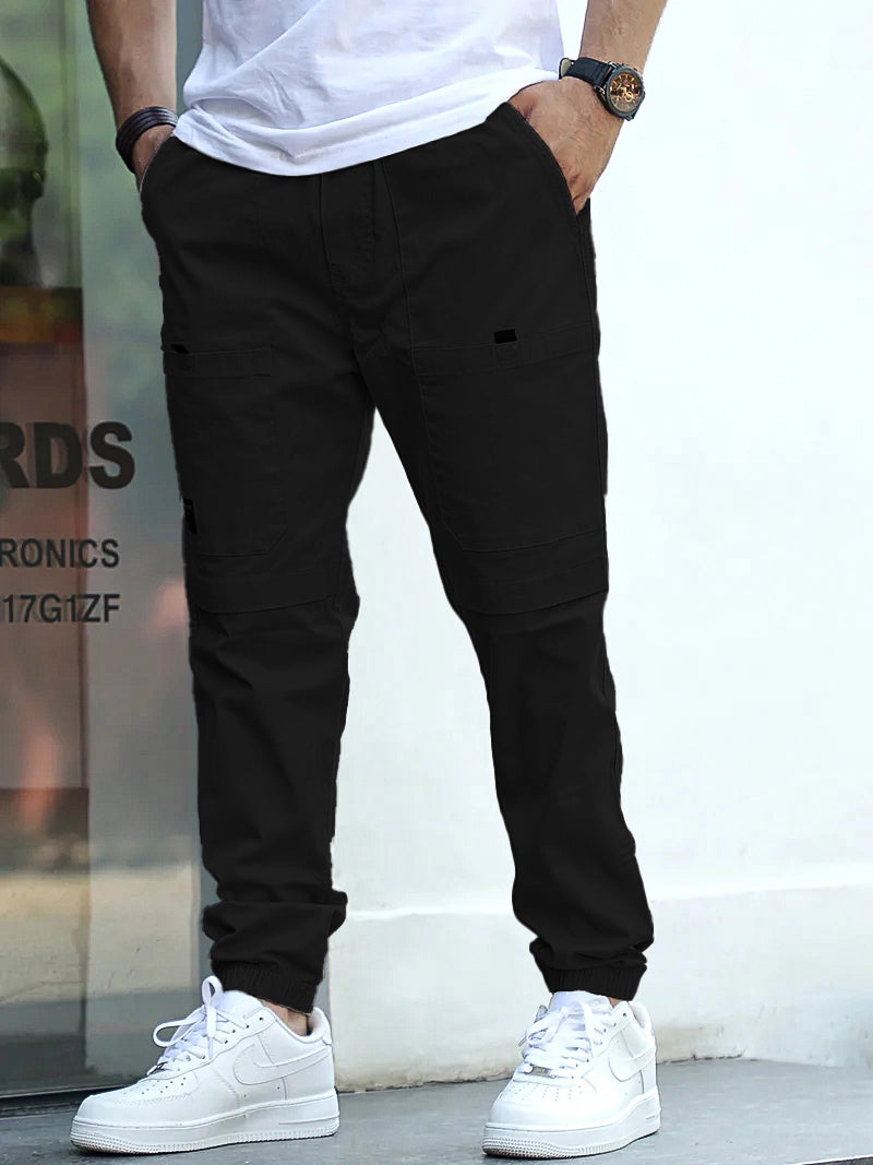 Torino Tough Black Cotton Cargo