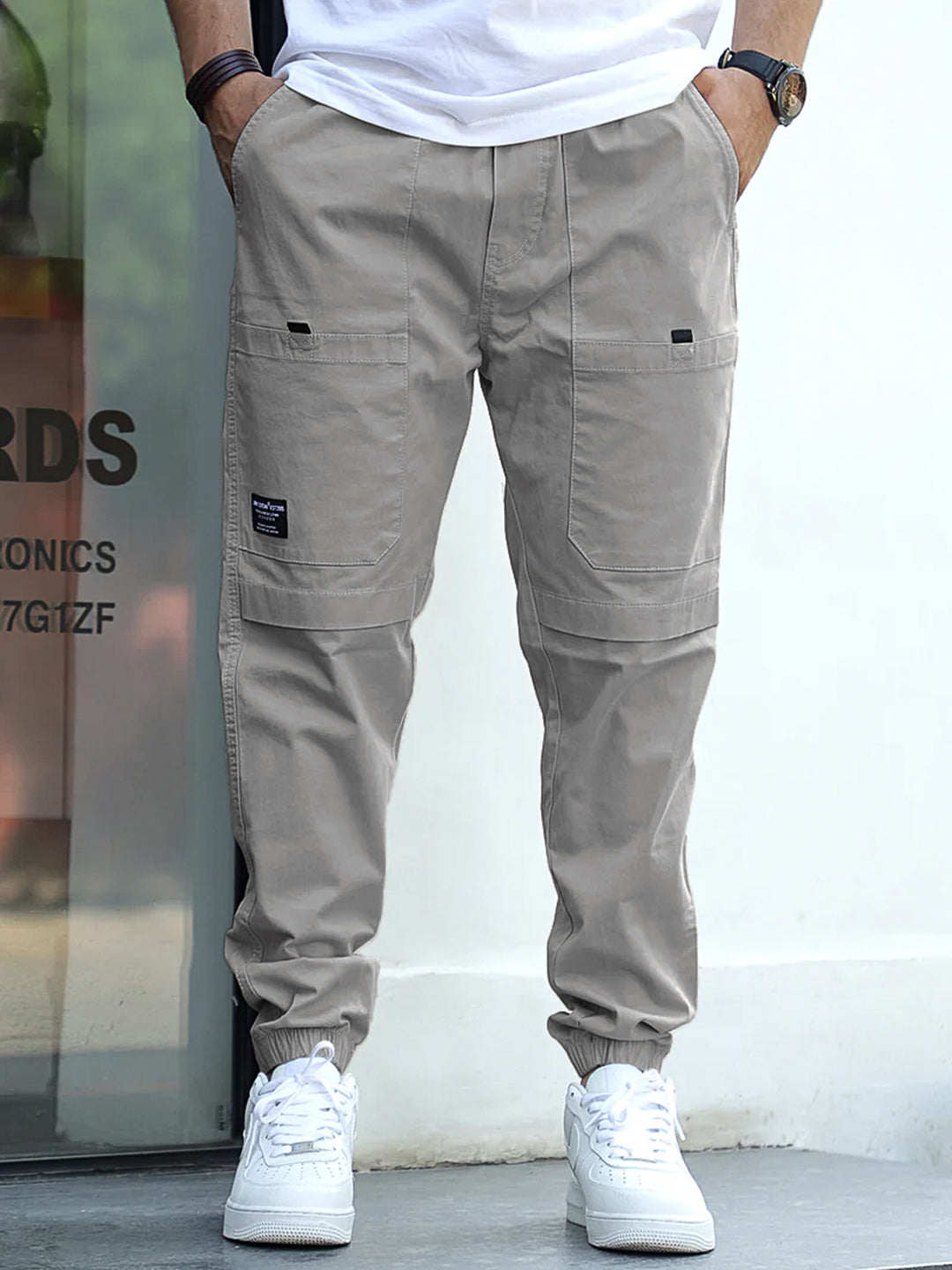 Terran Fossil Grey Cotton Cargo