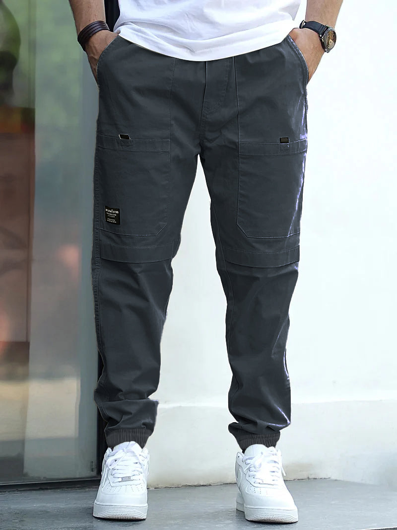 Terran Onyx Grey Cotton Cargo