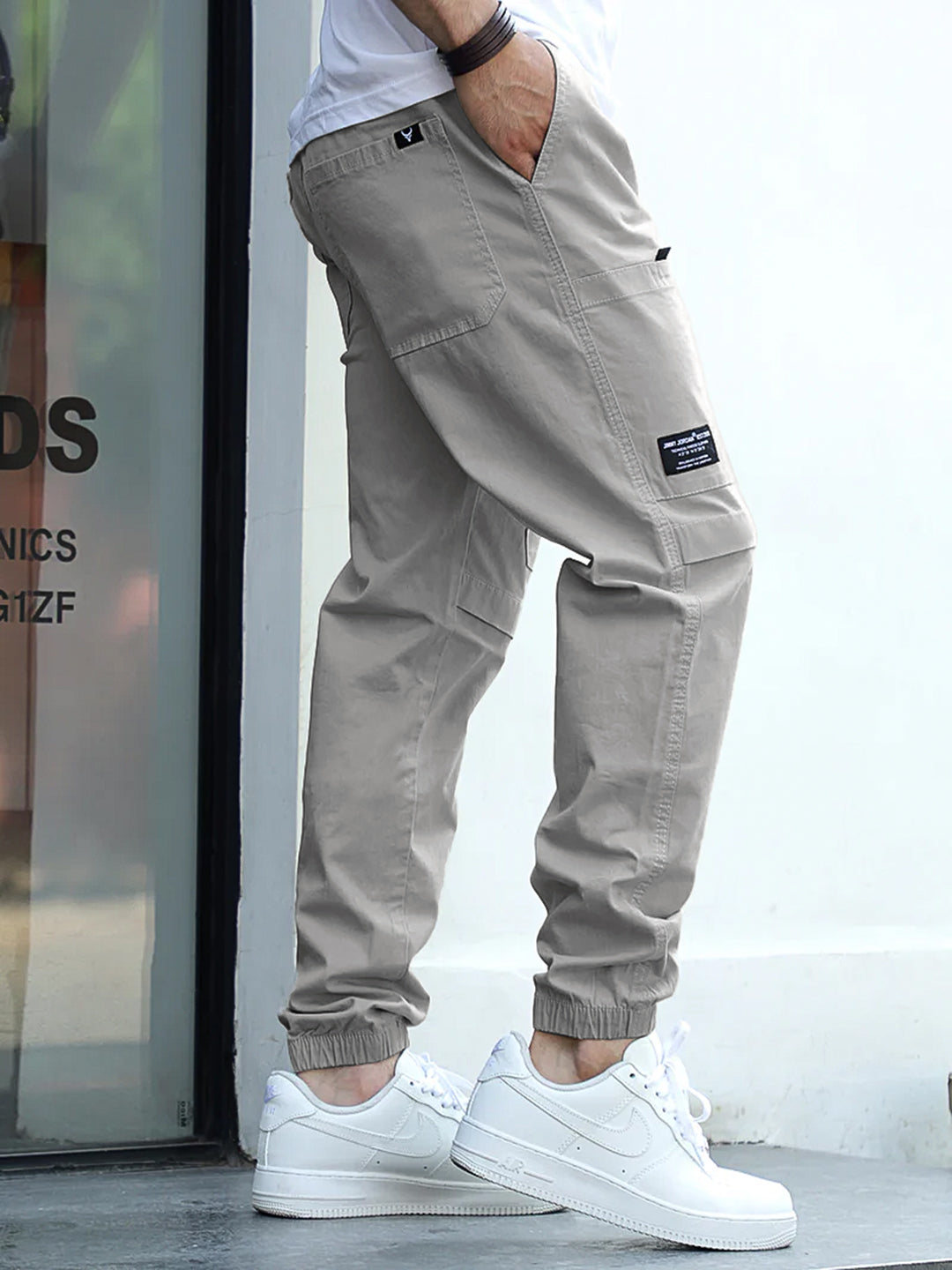 Terran Fossil Grey Cotton Cargo