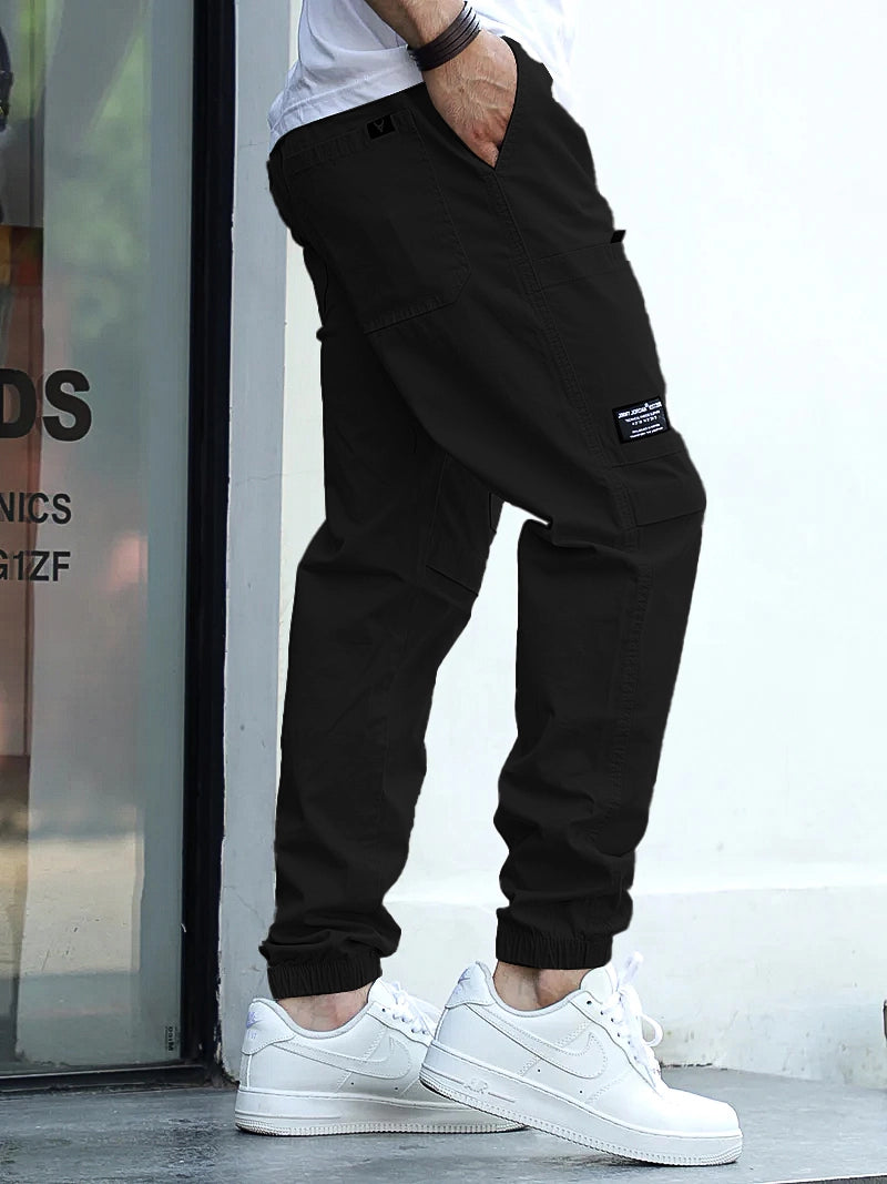 Torino Tough Black Cotton Cargo