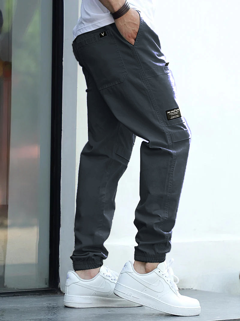 Terran Onyx Grey Cotton Cargo