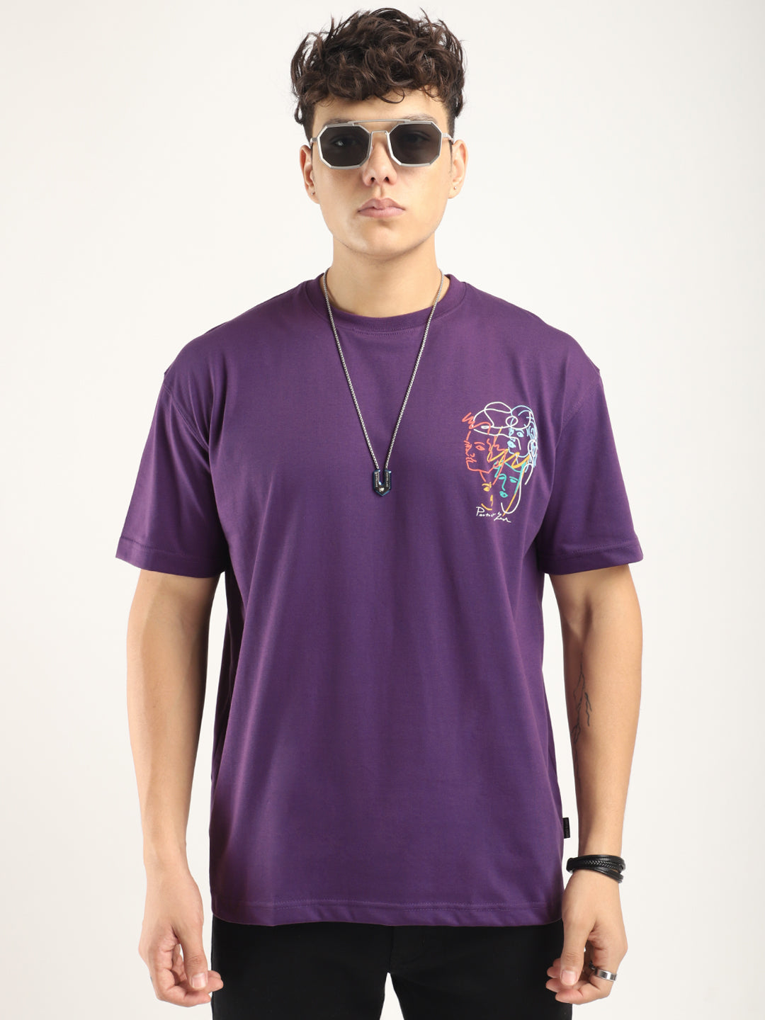 Comfort Purple Oversized T-Shirt