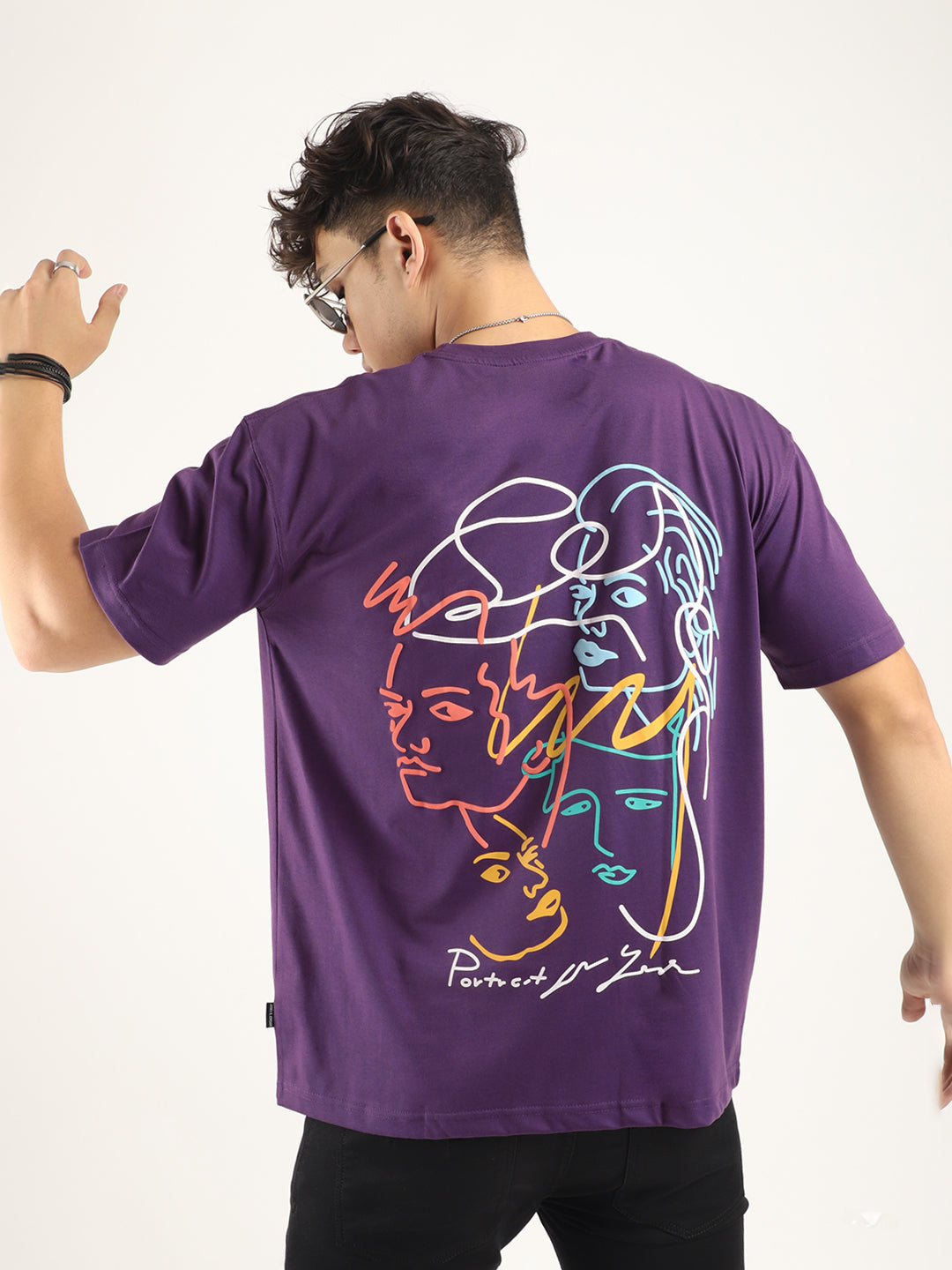 Comfort Purple Oversized T-Shirt