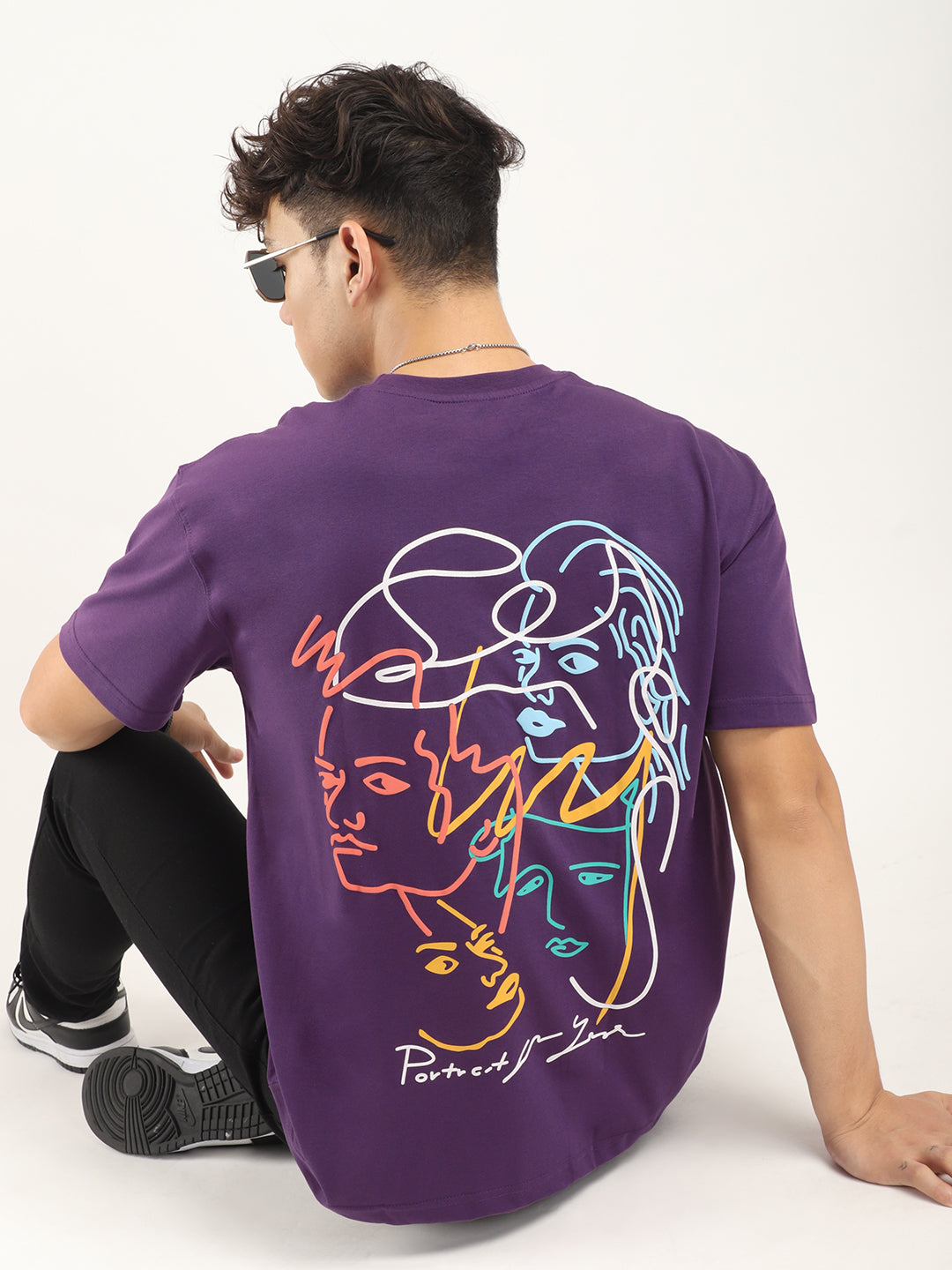 Comfort Purple Oversized T-Shirt
