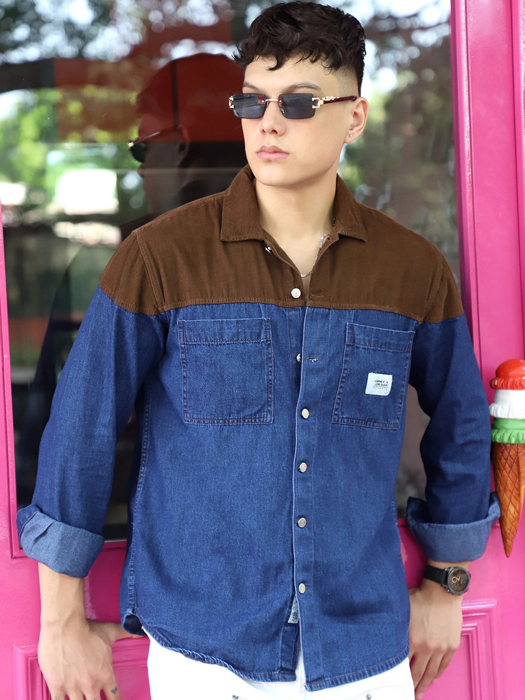 Tidebreak Dark Blue Denim Shirt