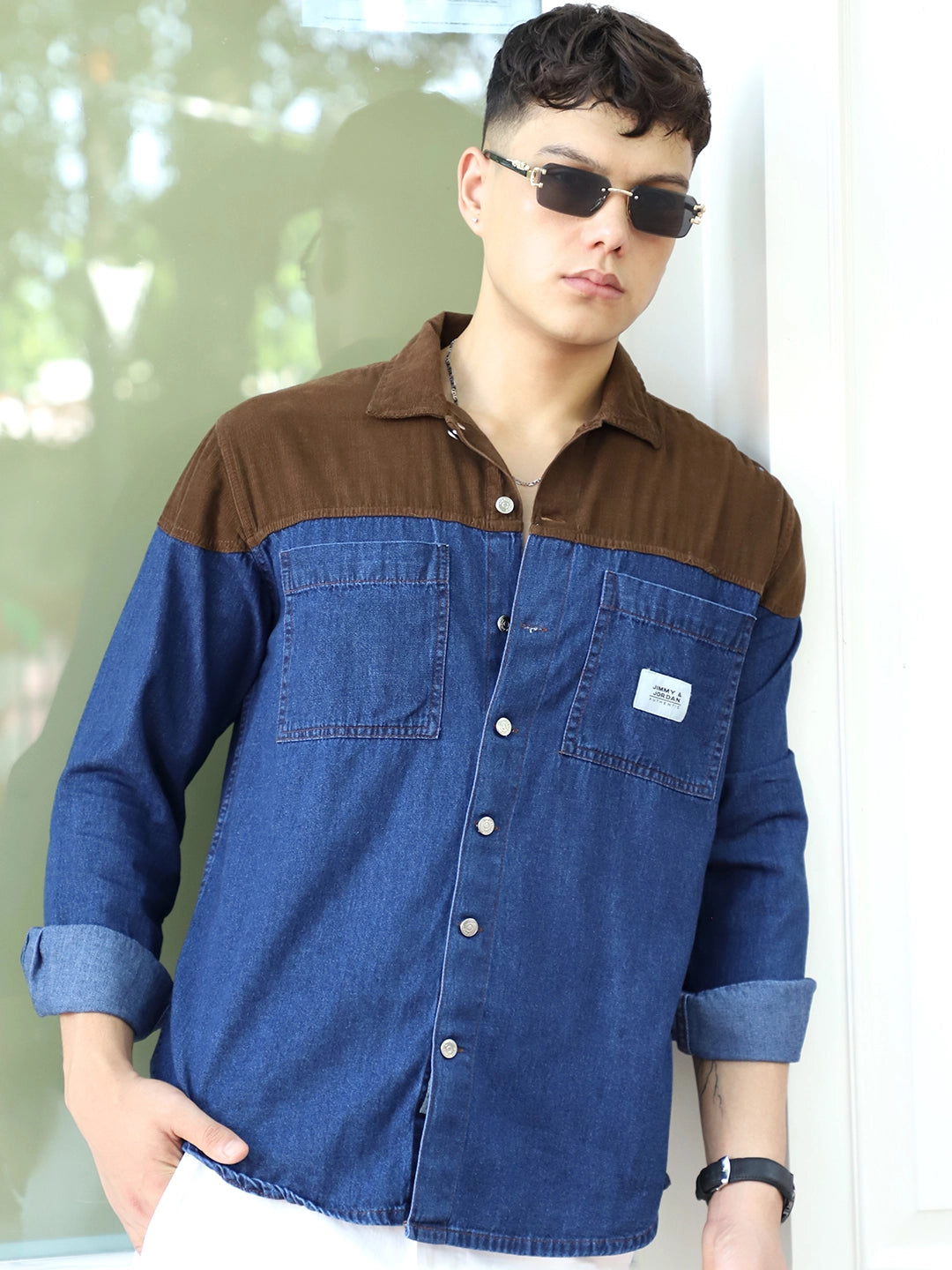 Tidebreak Dark Blue Denim Shirt