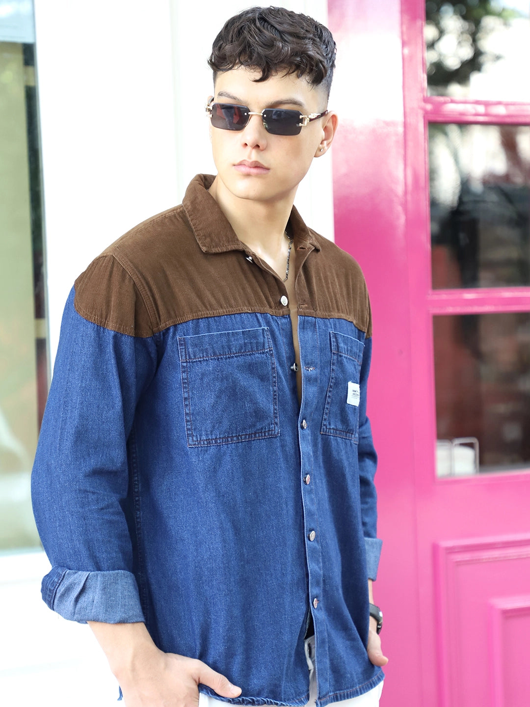 Tidebreak Dark Blue Denim Shirt