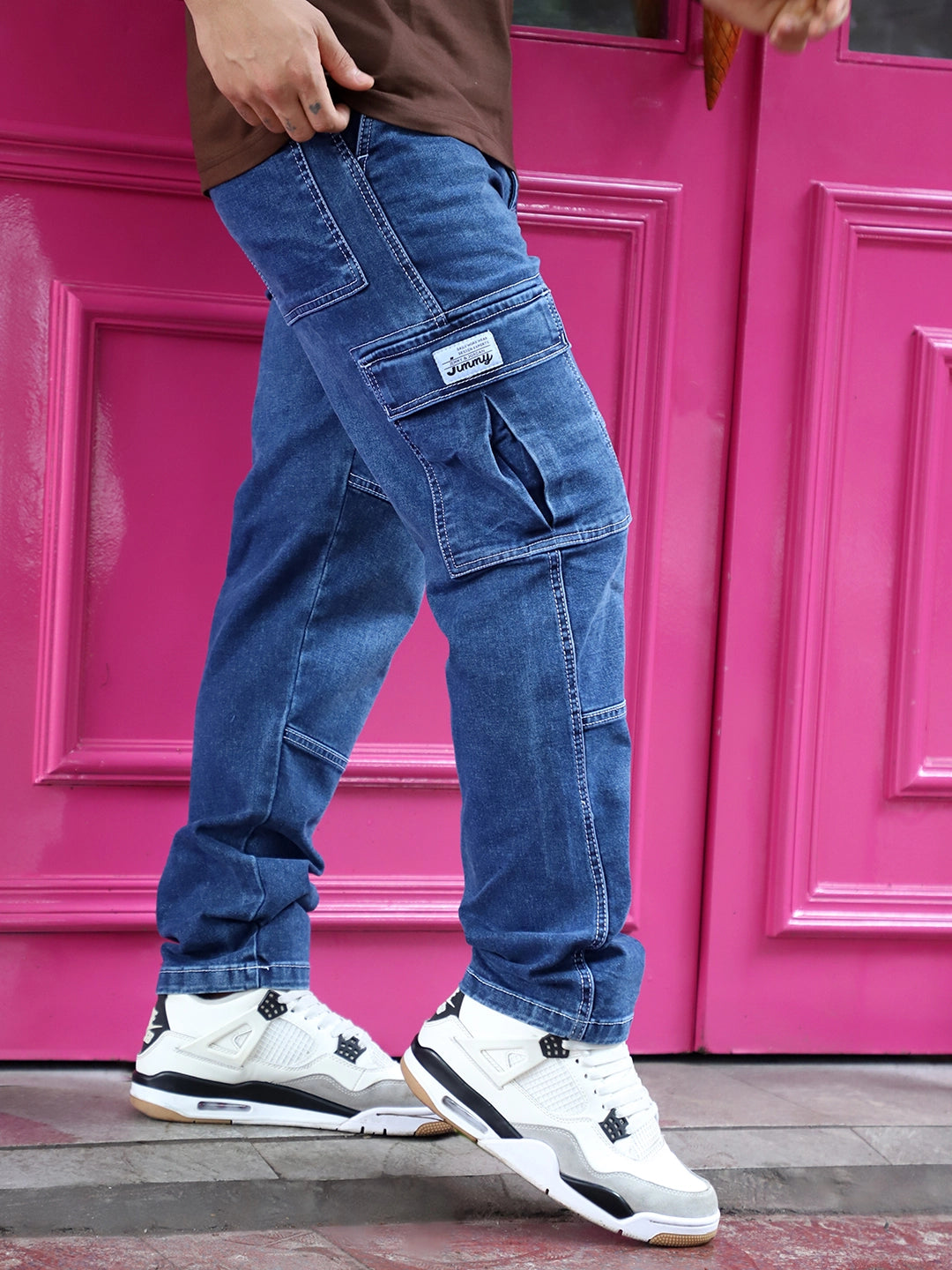 Twilight Fade Trypan Blue Denim Cargo