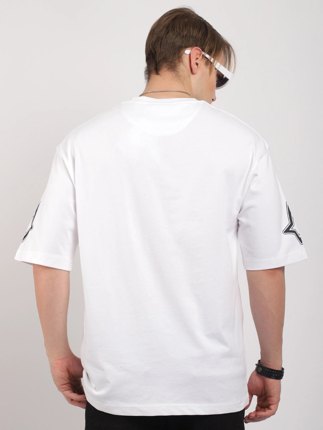 Naughty Rogue White Oversized T-Shirt