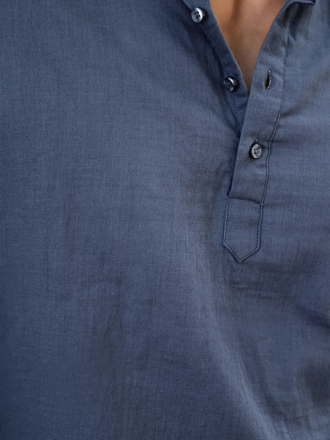 Fusion Drift Ocean Blue Kurta