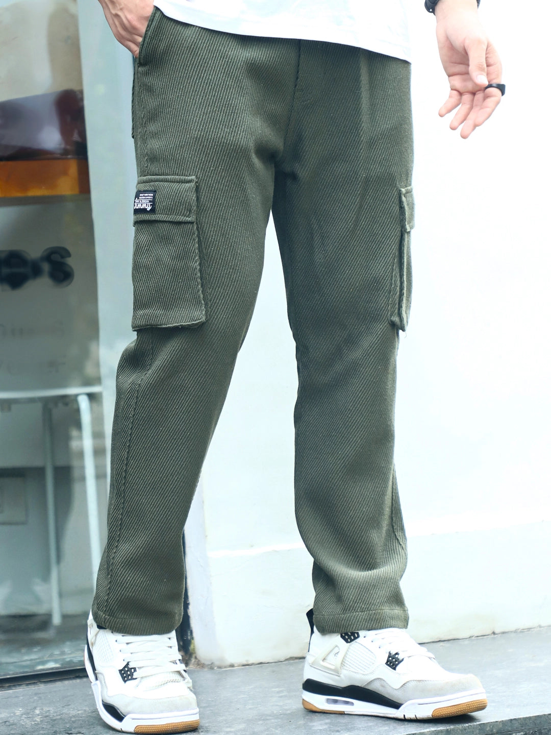 Men's Dark Green Cotrise Sahara Stride Cargo