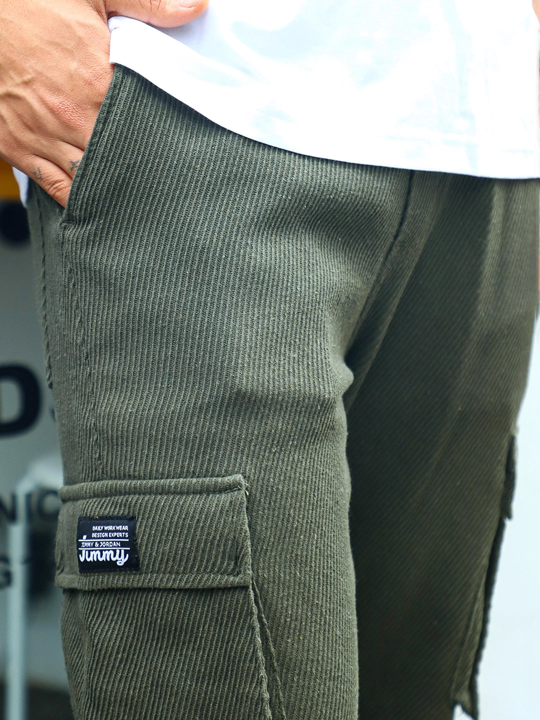 Sahara Stride Dark Green Cotrise Cargo
