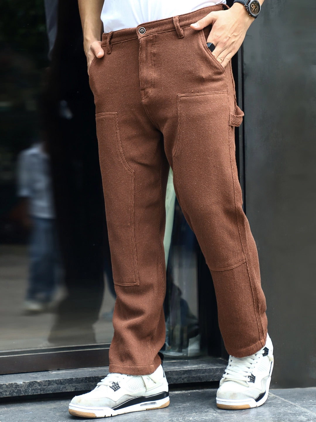 Tiger Claw Dark Brown Cotrise Cargo