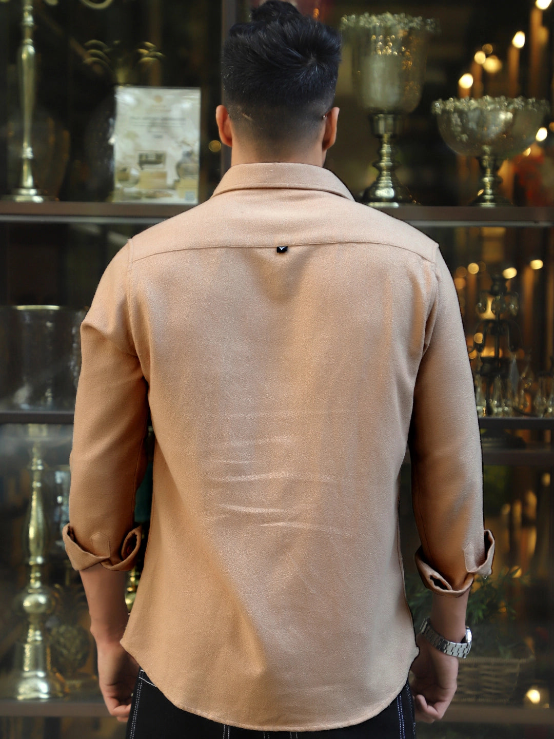 Marko Beige full Plain shirt