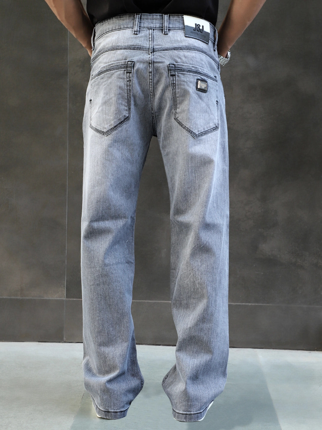 Valente Grey Denim Bootcut Jeans