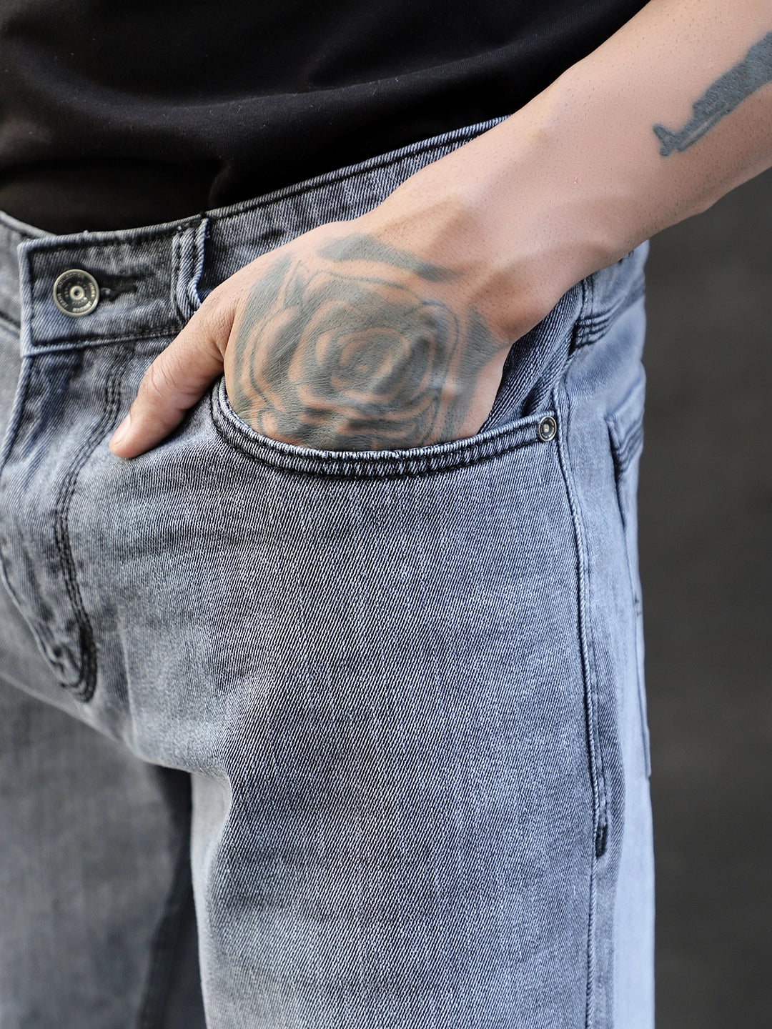 Valente Grey Denim Bootcut Jeans