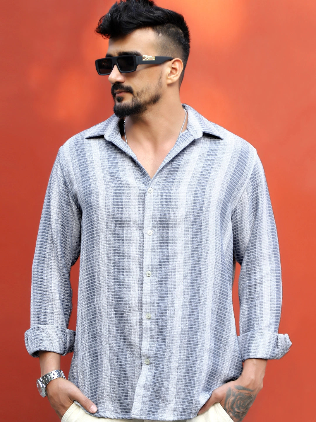 Timeless Blue Full Sleeve Shirt
