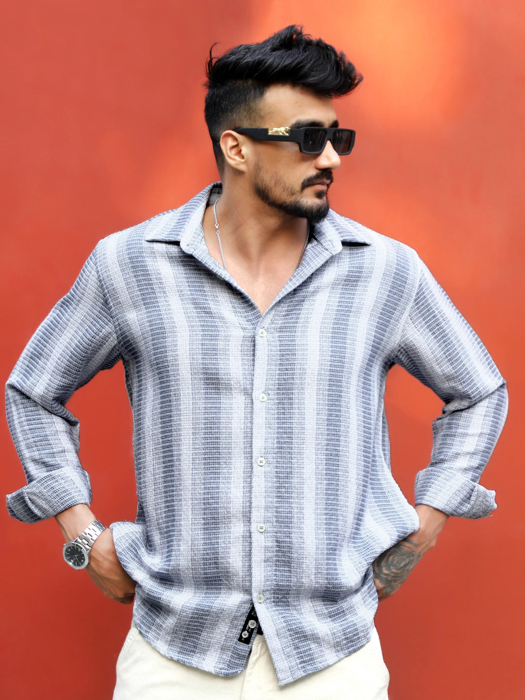 Timeless Blue Full Sleeve Shirt