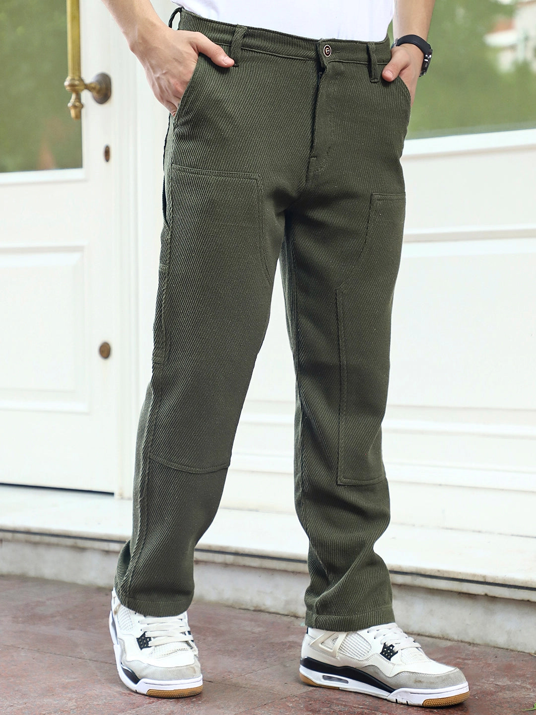 Tiger Claw Dark Green Cotrise Cargo