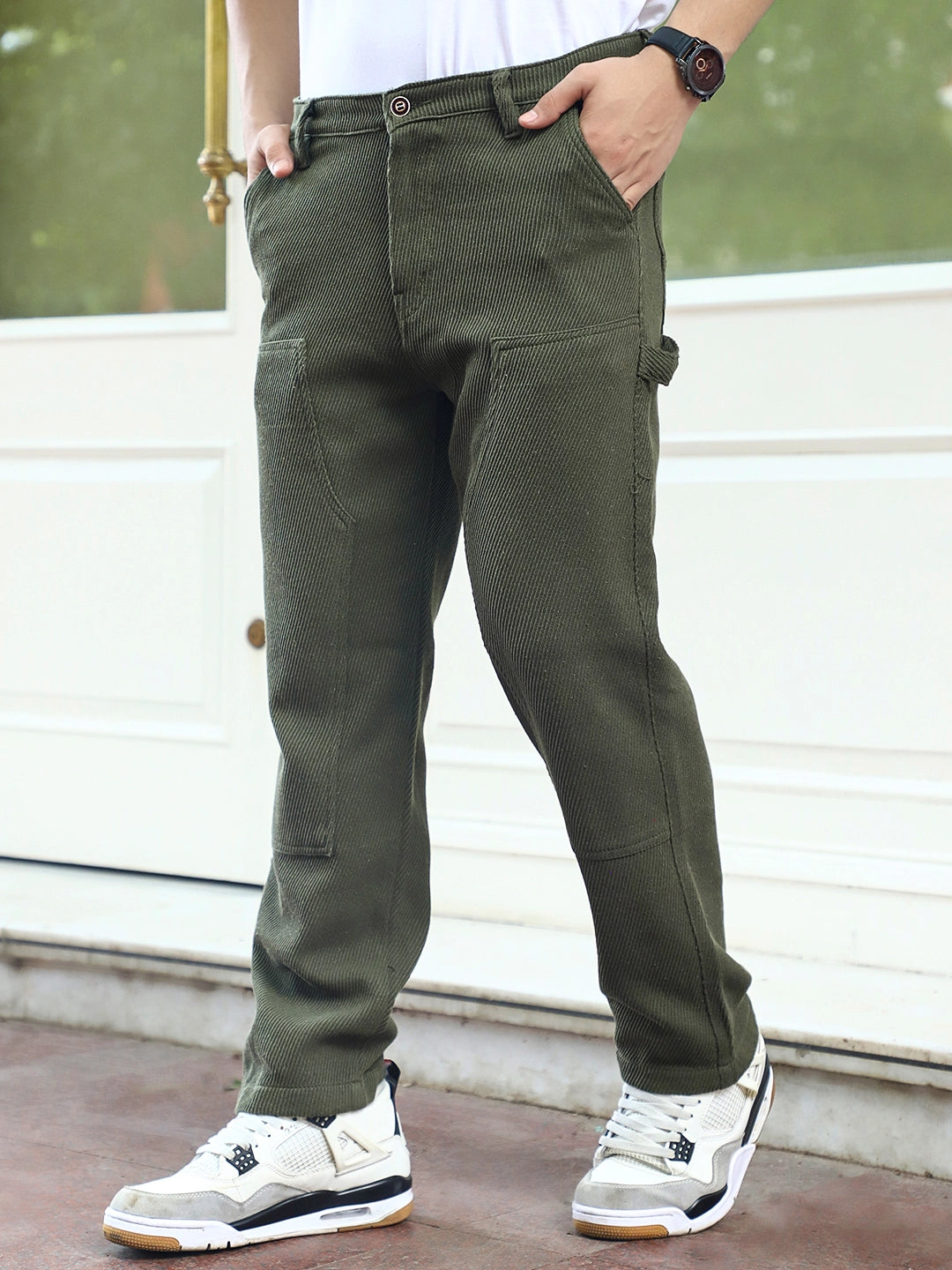 Tiger Claw Dark Green Cotrise Cargo