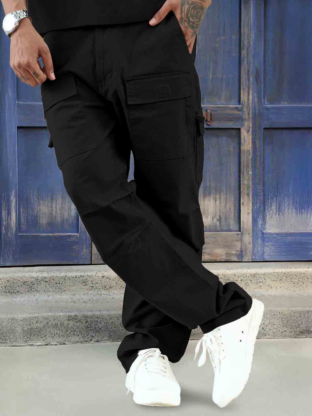 Riverside Black Cotton Cargo