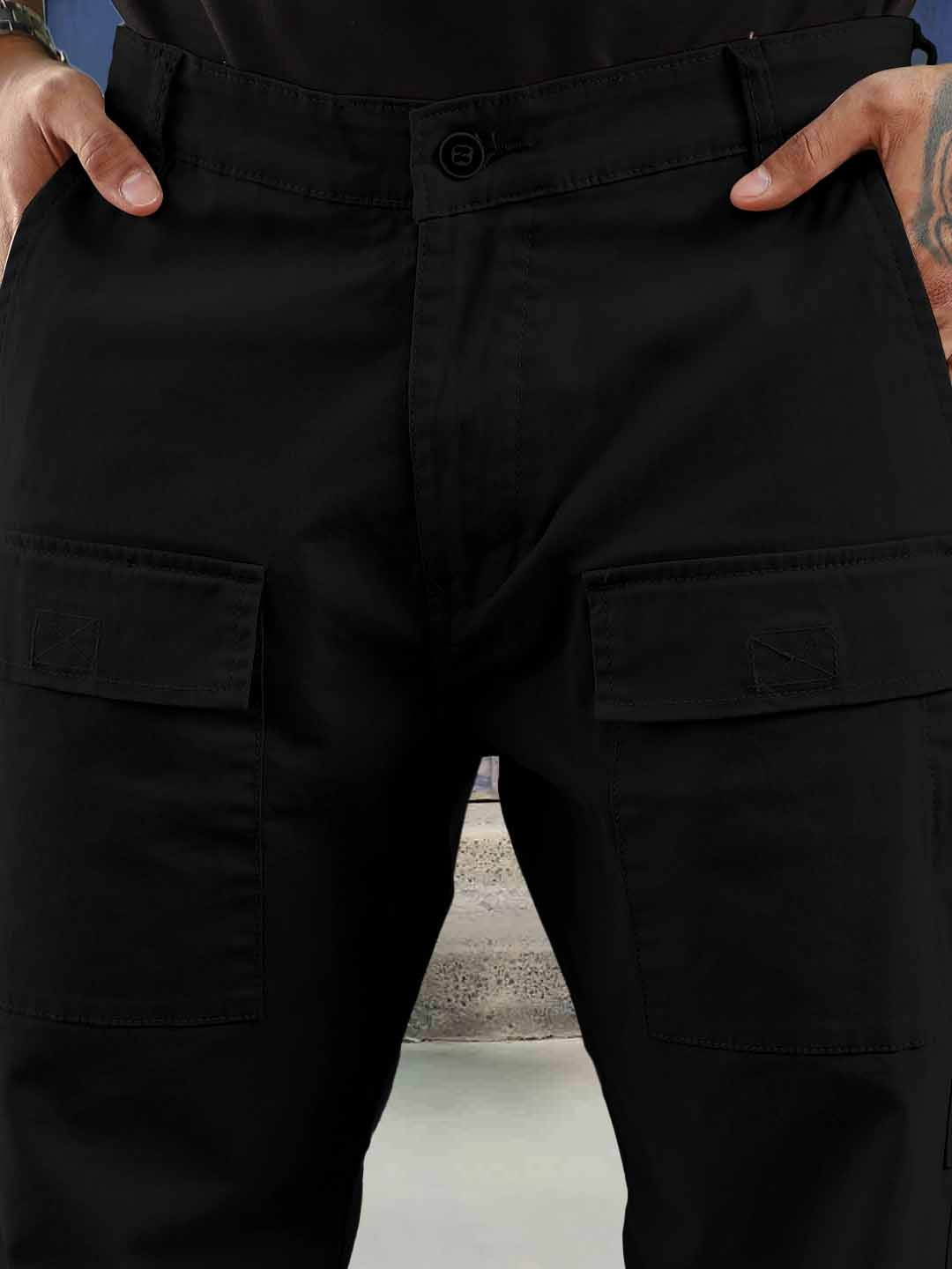 Riverside Black Cotton Cargo