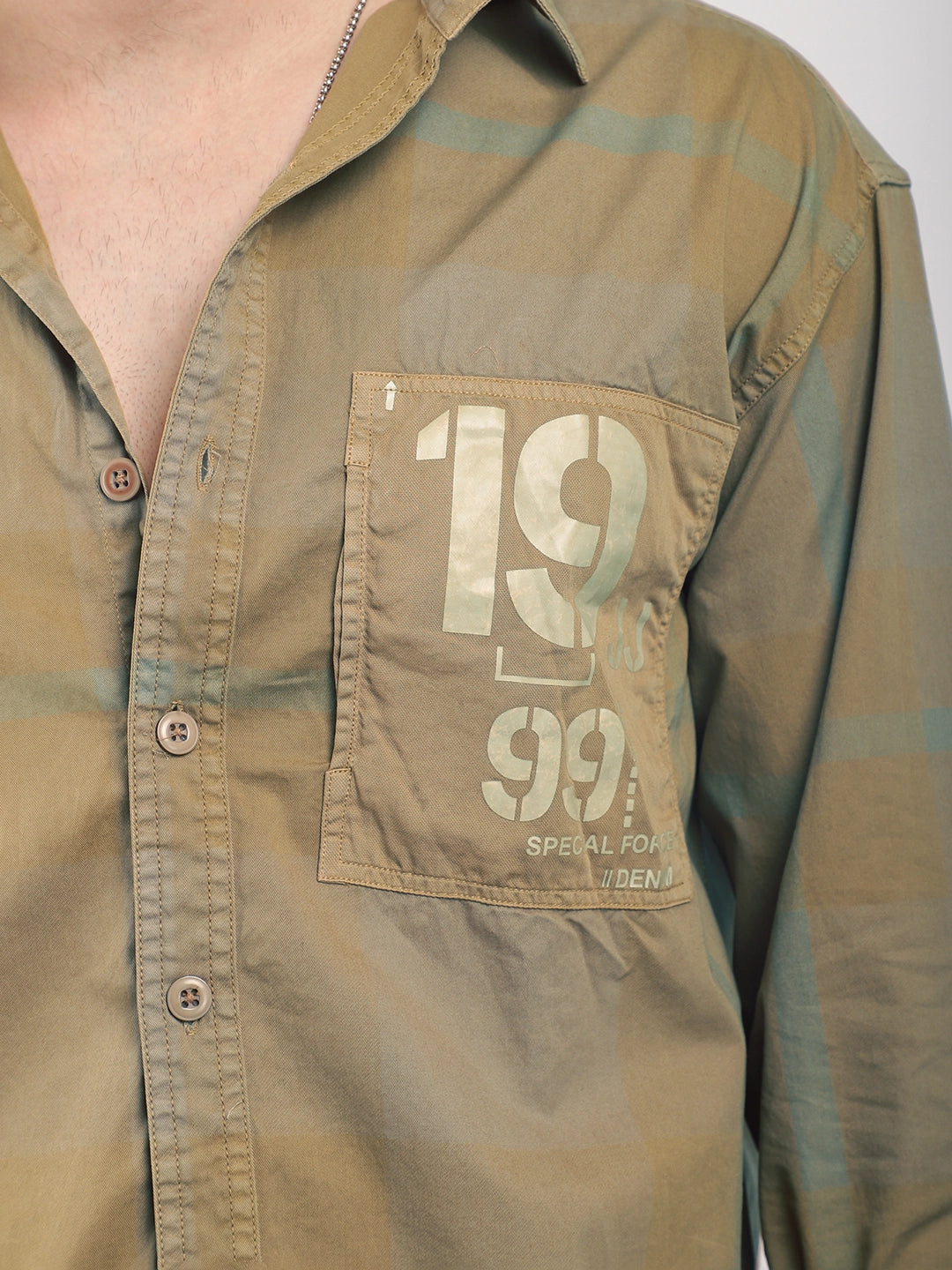 Monarch Light Mustard Cotton Shirts