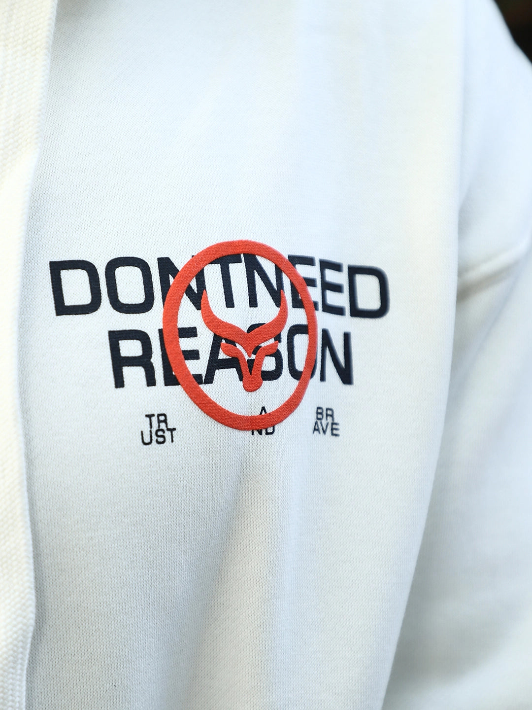 Savile Row Style White Oversized Hoodie