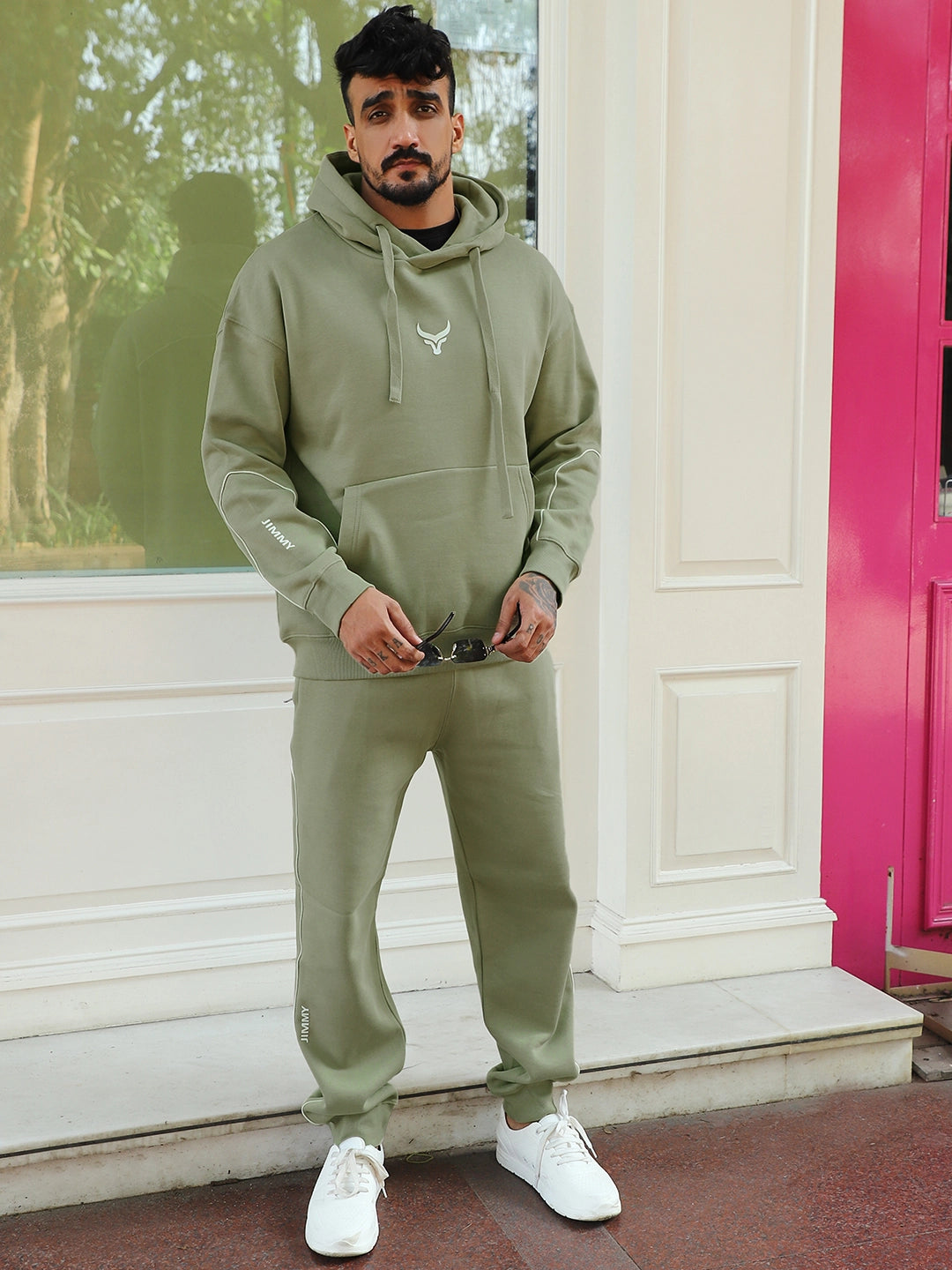 Mystic Match Fleece Light Green Tracksuit