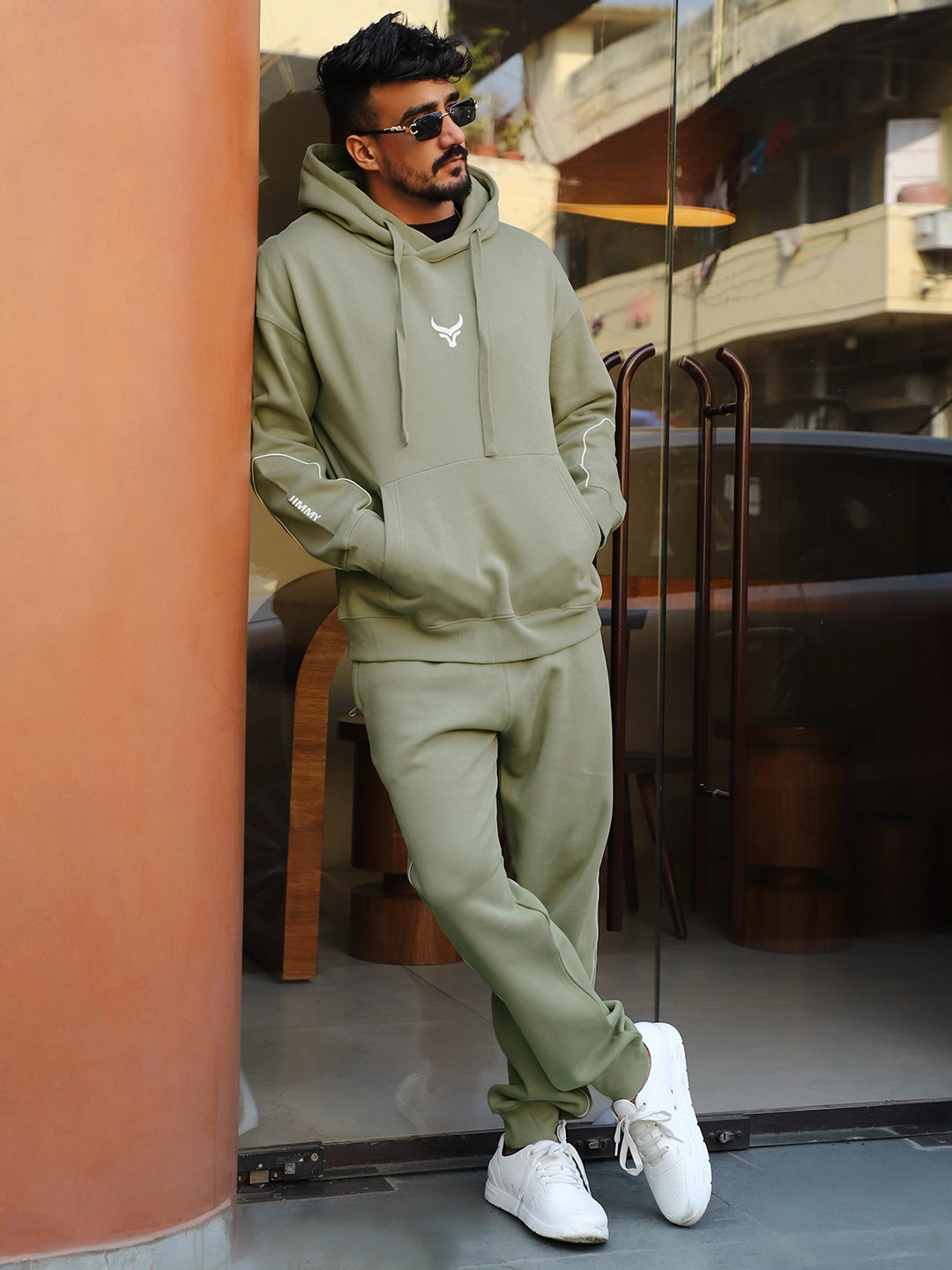 Mystic Match Fleece Light Green Tracksuit