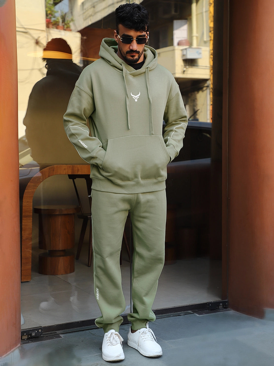 Mystic Match Fleece Light Green Tracksuit