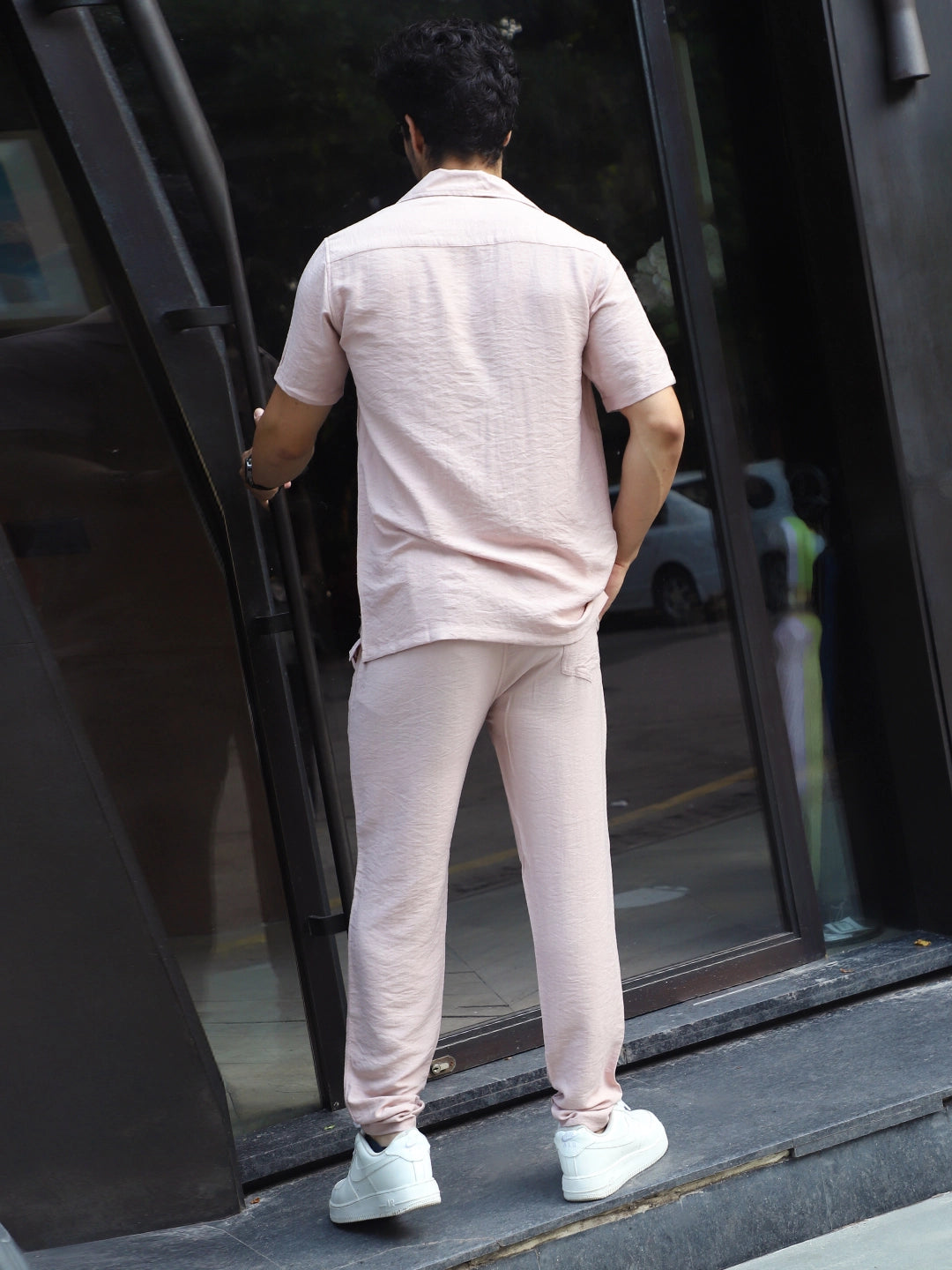 Linen Atlantica Light Pink Co-Ord Set