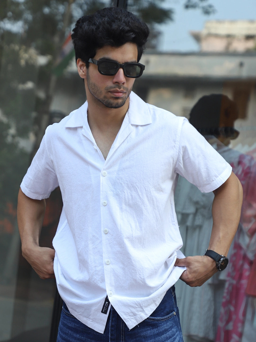 Cereal Killer White Half Sleeve Plain Shirt