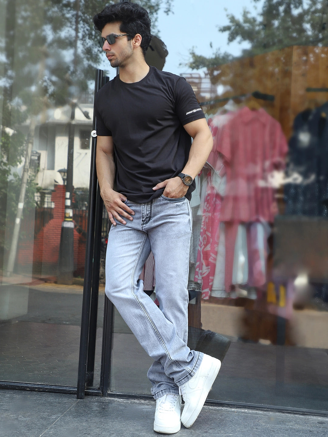 Chicago Light Grey Denim Jeans
