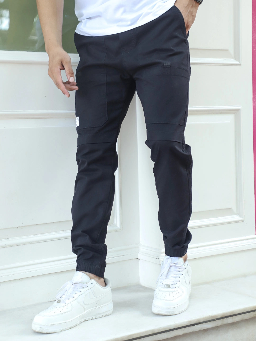Torino Tough Black Cotton Cargo