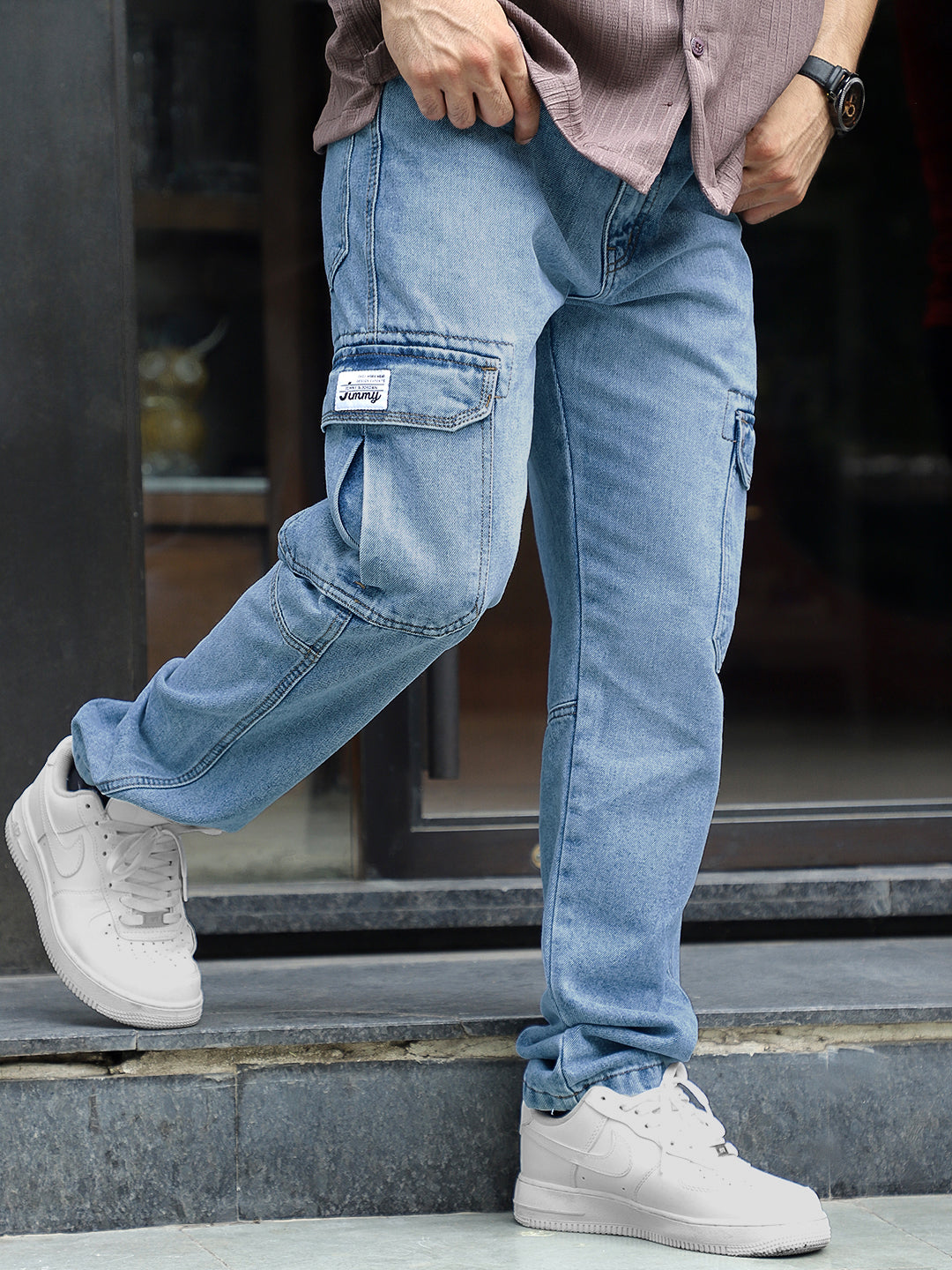 Zoom Classic Blue Denim Cargo