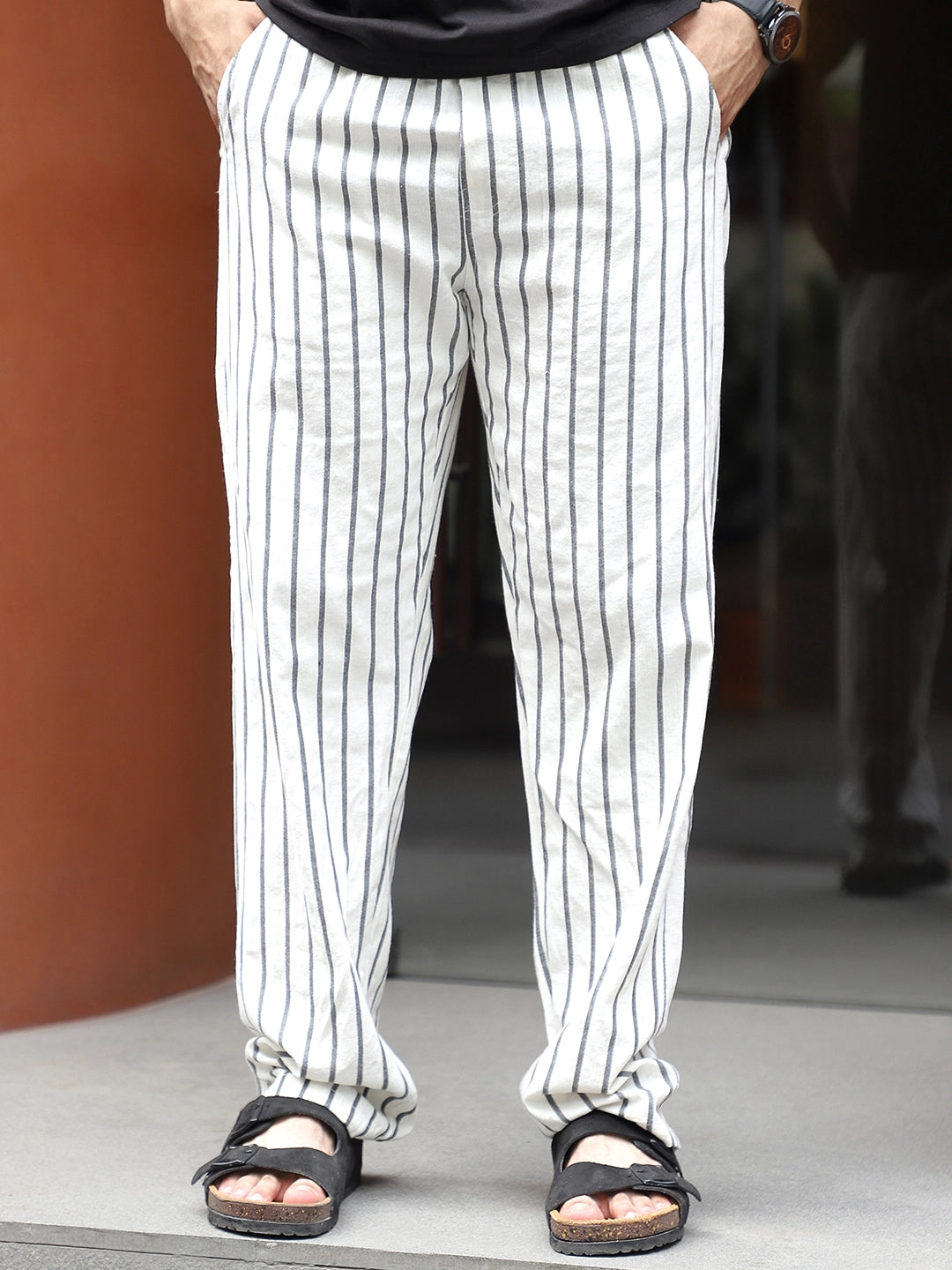 Frostline White Stripe Trouser