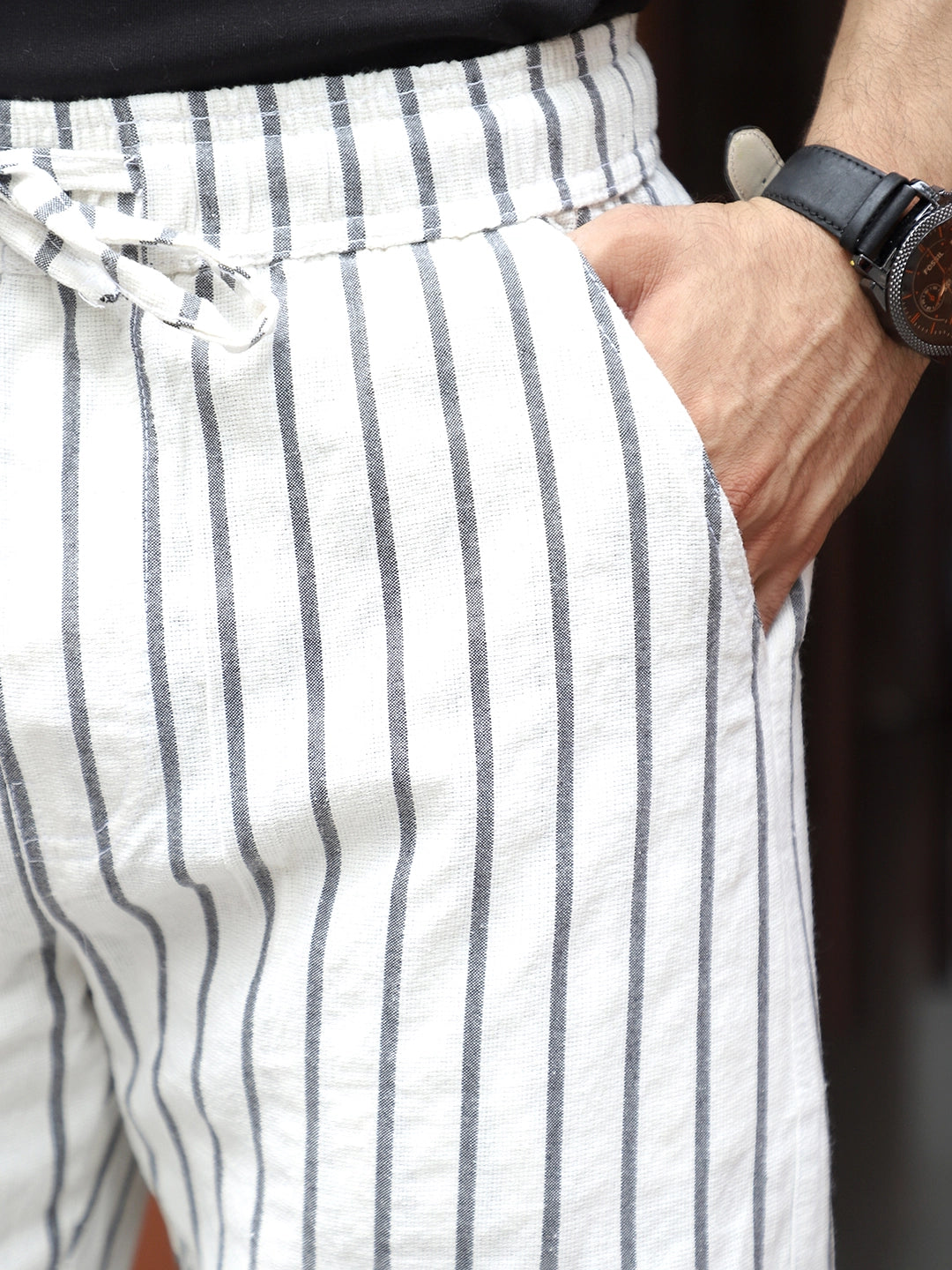Frostline White Stripe Trouser