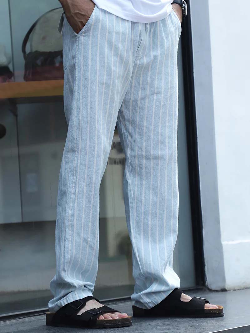 Frostline Sky Blue Stripe Trouser