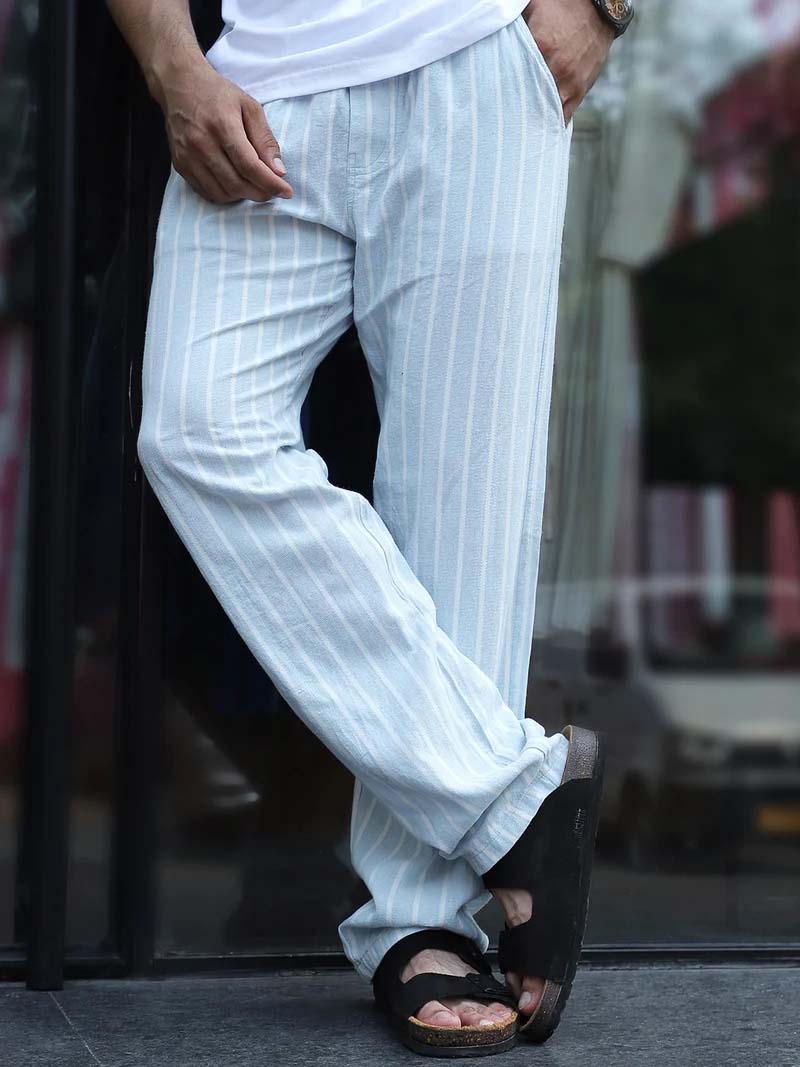 Frostline Sky Blue Stripe Trouser