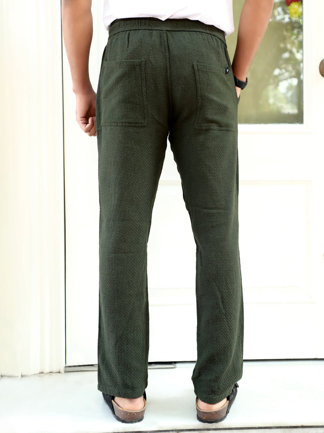 Clubhouse Dark Olive Linen Trouser