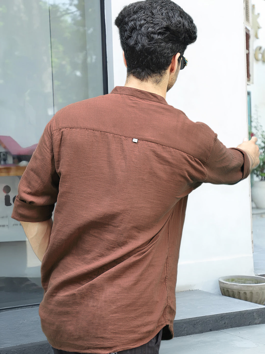 Fusion Drift Brown Kurta