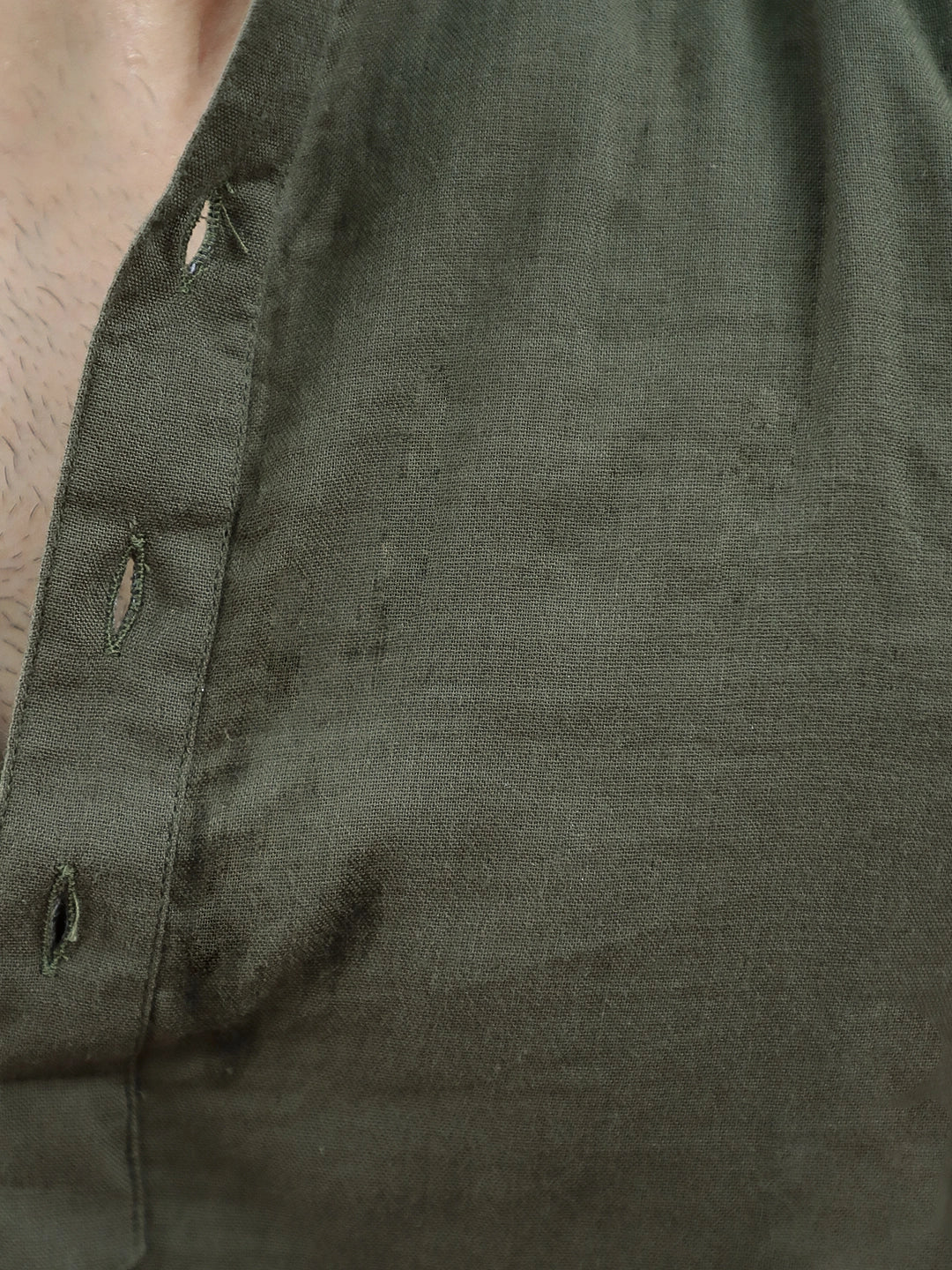 Fusion Drift Olive Kurta