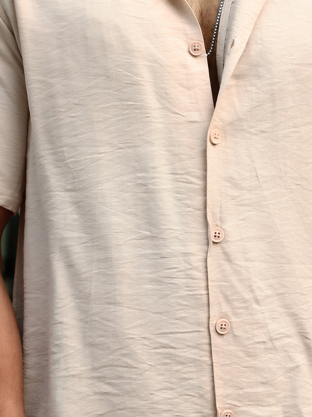 Linen Atlantica Light Beige Co-Ord Set