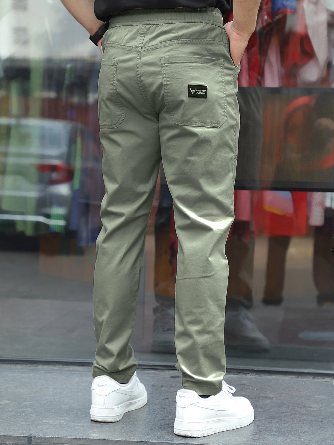 Barkridge Olive Green Cotton Cargo