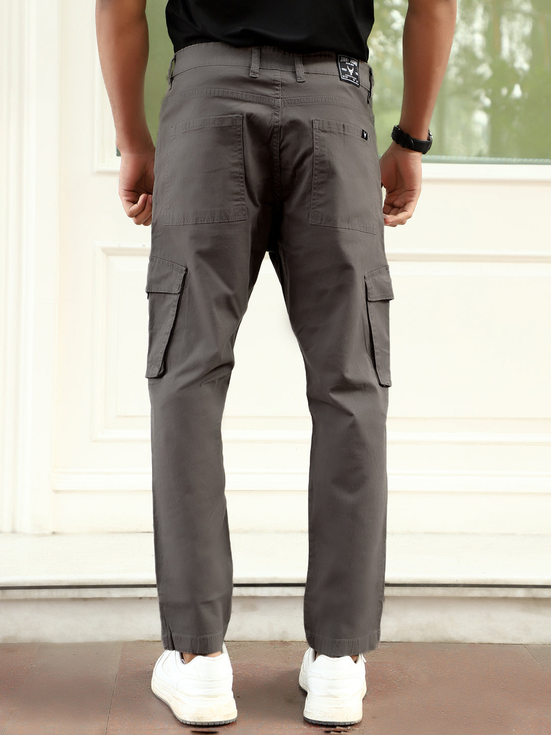 Bentley Duo Dark Grey Cotton Cargo